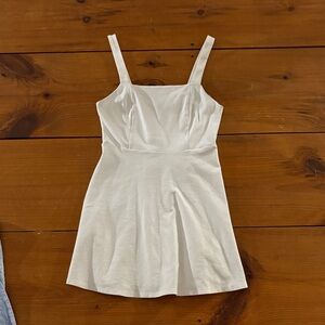 Forever 21 Mini White Sleeveless Dress